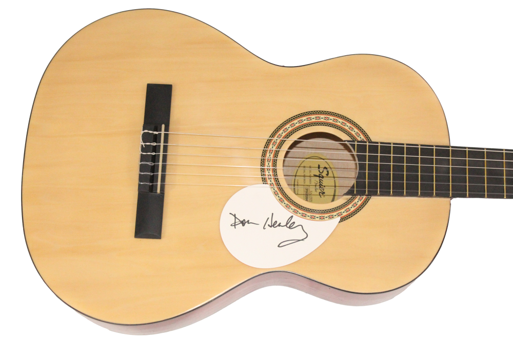 Don Henley Autographed Signed Eagles Fender Acoustic Guitar - Hotel California JSA 