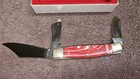 FIGHT`N ROOSTER 3 BLADE  STOCKMAN RED Handles — photo 3
