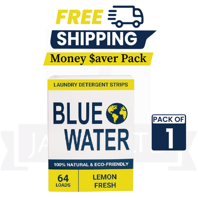 #ad #ad Blue Water Laundry Detergent Sheets 64 Loads Lemon Fresh $10.99