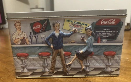 Coca Cola Vintage Diner Advertising Tin