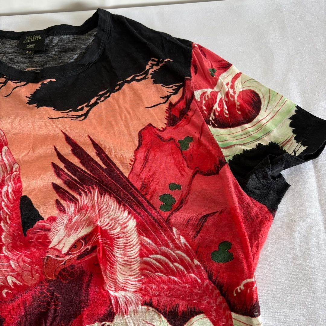 Rare Jean Paul Gaultier Archive Hawk Graphic T-Shirt Vintage Men's