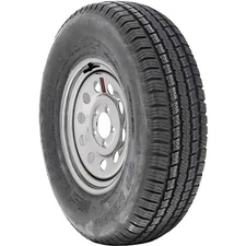 Taskmaster Provider ST 225/75R15 D 8 Ply 5 on 4.5 Silver Modular Assembly