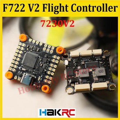 HAKRC F722 V2 F7 Flight Controller 7230V2 3-6S Lipo Dual BEC ICM42688 Barometer