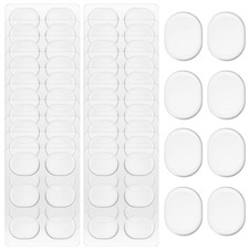 Yeshone 60 Pieces Drum Dampeners Gel Pads Silicone Soft Moon Gels for clear