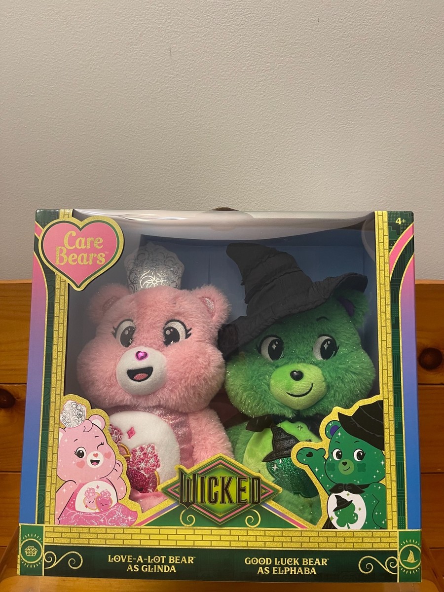Care Bears x Wicked 2-Pack Glinda Elphaba Bear Limited Edition IN