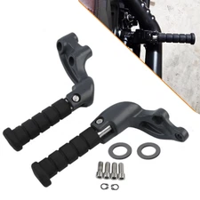 Black Rear Passenger Foot Pegs Footrest Mount Bracket For Indian Scout 2015-2023
