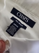 Chaps .white Dress Shirt.sz.small.petite.ch