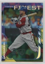 2014 Topps Finest Green Refractor 18/199 Eric Hosmer #67 sh7