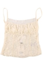 REFORMATION IVORY LACE TOP SMALL