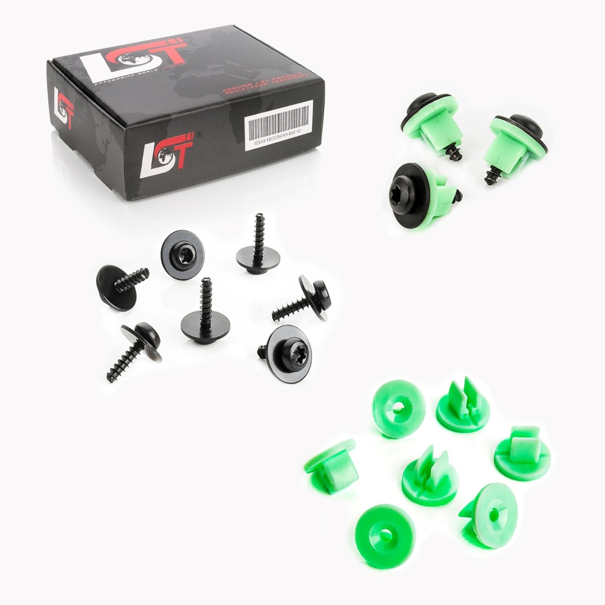 10x Wheel Arch Liner Mounting Screws Dowel Nuts for FORD KA VAN COUGAR EC