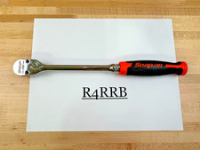 Snap-on Tools Usa New 38 Drive 100 Tooth Orange Hard Grip Long Ratchet Fhld100o