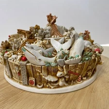 HARMONY KINGDOM Box Figurine "Sin City" • 7 Sections With Scenes Inside