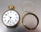 Antique Waltham Open Face Gold Filled Pocket Watch Philadelphia Watch Case