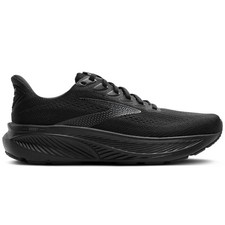 Women's Brooks Ghost 17, Black/Black/Ebony, 8 B Medium US