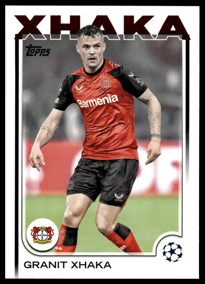 2024-25 Topps UEFA Club Competitions #128 Granit Xhaka | eBay