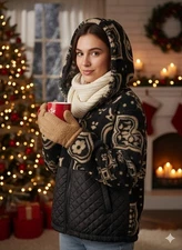 Spyder Sweater withfor Women with Fleece Lining and Sun Protection Large Size ,