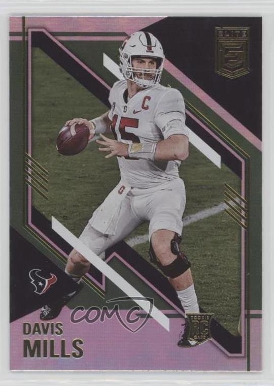 2021 Panini Donruss Elite Rookies Green Davis Mills #168 Rookie RC e9p