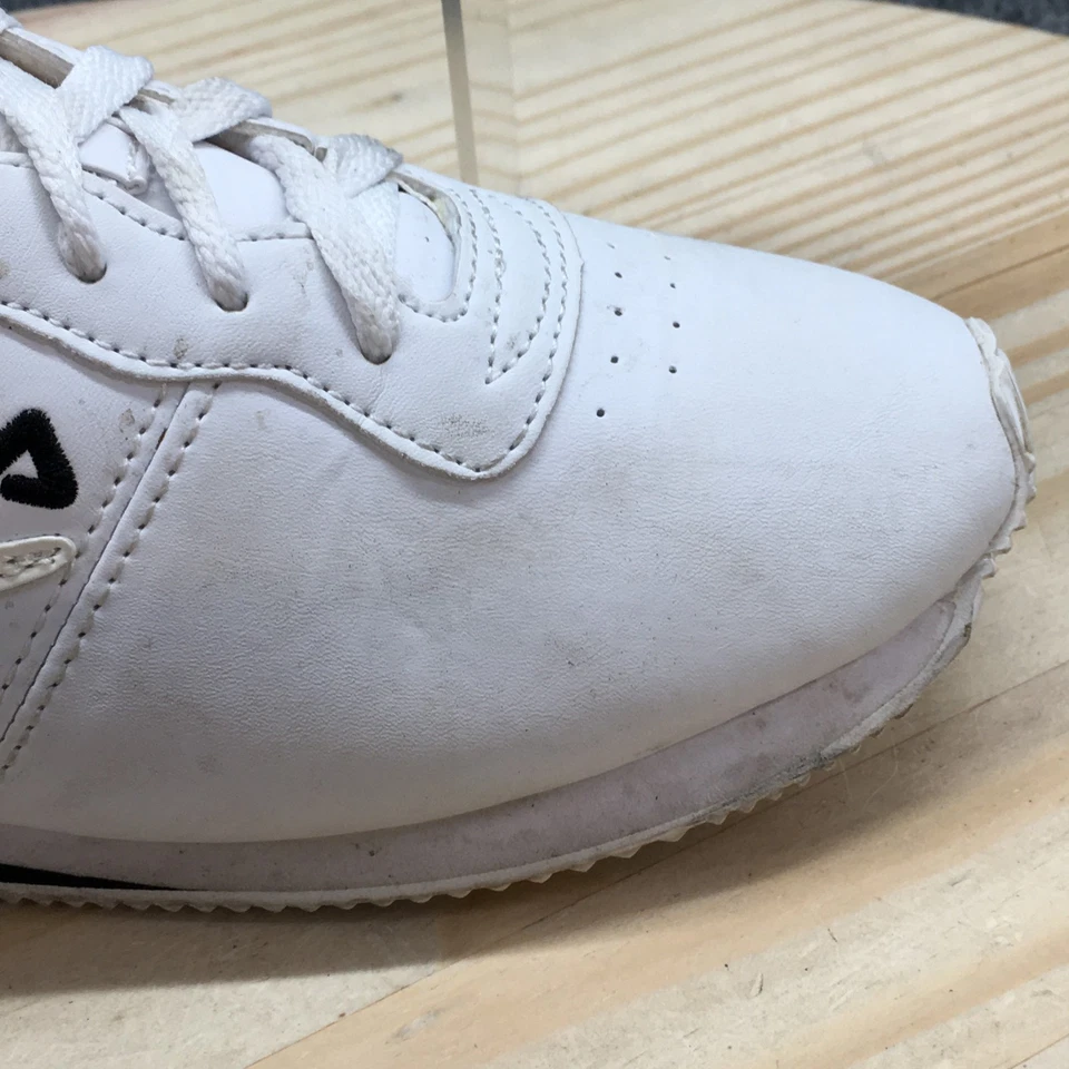 Fila Sneaker Womens 10 White Machu Retro Laced Up Casual Comfort Faux Leather - Image 2 of 4