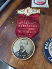 Original Civil War Veteran Reunion Badge  Reunion ribbon for the 10th New York H