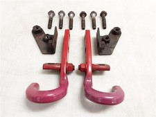 Jeep Jk Wrangler Oem Rubicon Hardrock Rear Red Tow Hooks Pair 2013-2017 135700 Jeep Jk Wrangler Oem Rubicon Hardrock Rear Red Tow Hooks Pair 2013-2017 135700