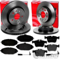 Brembo Bremsscheiben + BelÄGe Vorne+Hinten FüR Mercedes C-KLASSE W205 S205 C205