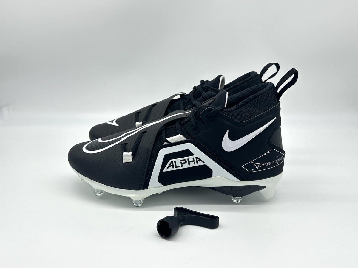 Nike Men’s Alpha Menace Detachable Men's Size Wide Cleats DR5662-001