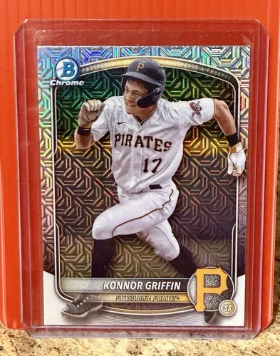 2025 Bowman - Chrome Prospects Konnor Griffin #BCP-86 Mojo Refractor (RC)
