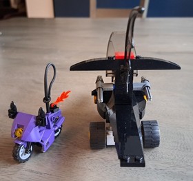 Lego Batman 7779 Batman Dragster: Catwoman Pursuit ALTERNATE VEHICLES ONLY