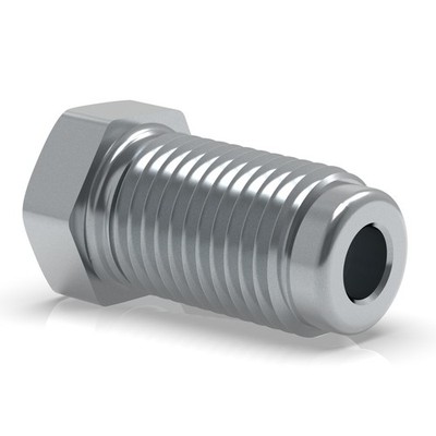 Verschraubung Bremsleitungsnippel Überwurfmutter - Bördel F - 3/8''x24 - Typ F