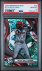2024 BOWMAN'S BEST AQUA LAVA #20 ELLY DE LA CRUZ ROOKIE RC 137/199 PSA 10