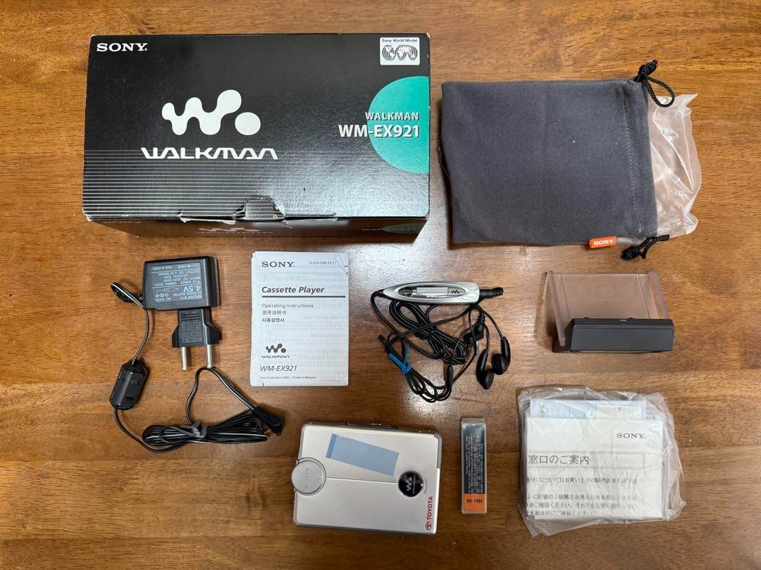 SONY WM-EX921 Cassette Walkman Toyota Edition Rare New, unused w