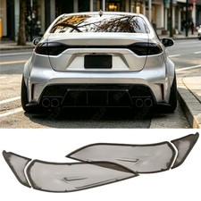 Smoked Black Tail Light Guard Decor Cover Fit For Toyota Corolla Sedan 2020-2026