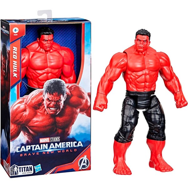 Marvel Avengers Captain America Brave New World Titan Hero Red Hulk Figur 30 Cm-image