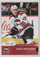 2021-22 Upper Deck AHL Exclusives 71/100 Aleksi Heponiemi #64 01m8