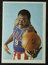 1971 Fleer Harlem Globetrotters Mel Davis #35
