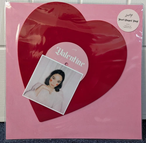 Laufey Valentine Heart Shaped Vinyl 7" Limited Edition  2148/5000 NEW IN HAND