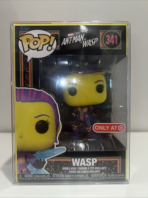 Funko Pop! Marvel: Wasp (Blacklight) (#341) - Target Excl. - Mint w/ Protector