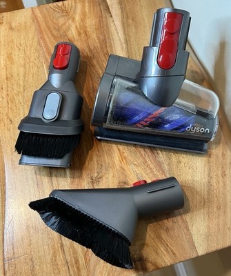 Genuine Dyson Mini Motorized Hair Screw Tool Brush 3 Piece Set for V6, V7, V8