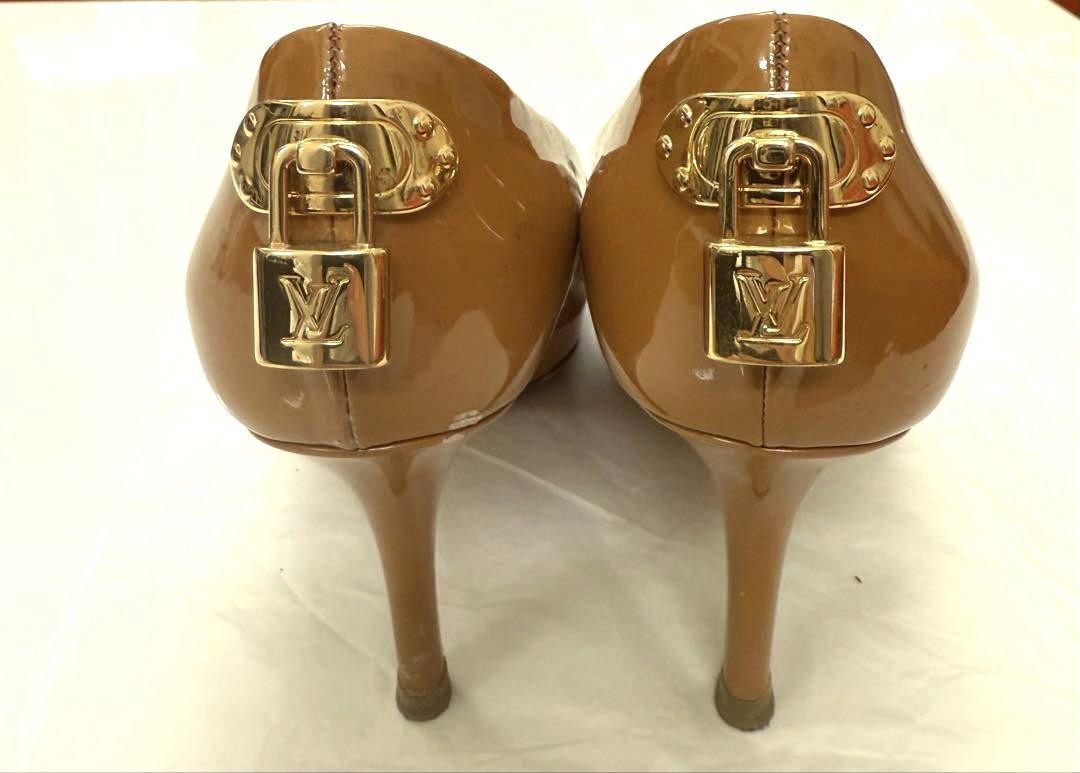 Louis Vuitton Shoes Pumps Heel EU 36.0 US 6.0 Pink Beige Authentic thumbnail 18