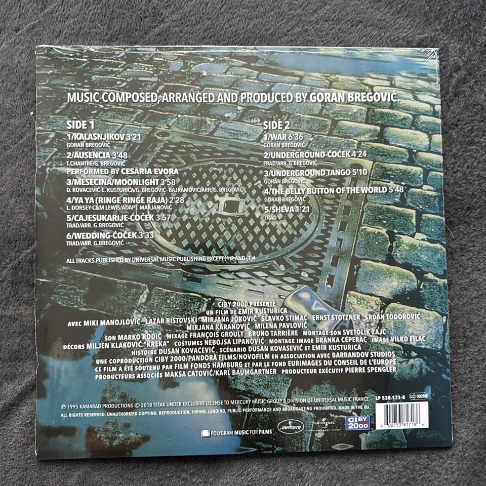 OST/GORAN BREGOVIC - UNDERGROUND (VINYL) (OST)   VINYL LP NEU  - Bild 2 von 2