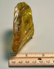 Amber Translucent Art Glass Cullet Slag Glass 5.1 oz  3" X 2.5" X 1" — photo 8