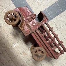 Antique AC Williams Hubley Arcade 4 1/4" Cast Iron Mack C Cab Stake Truck