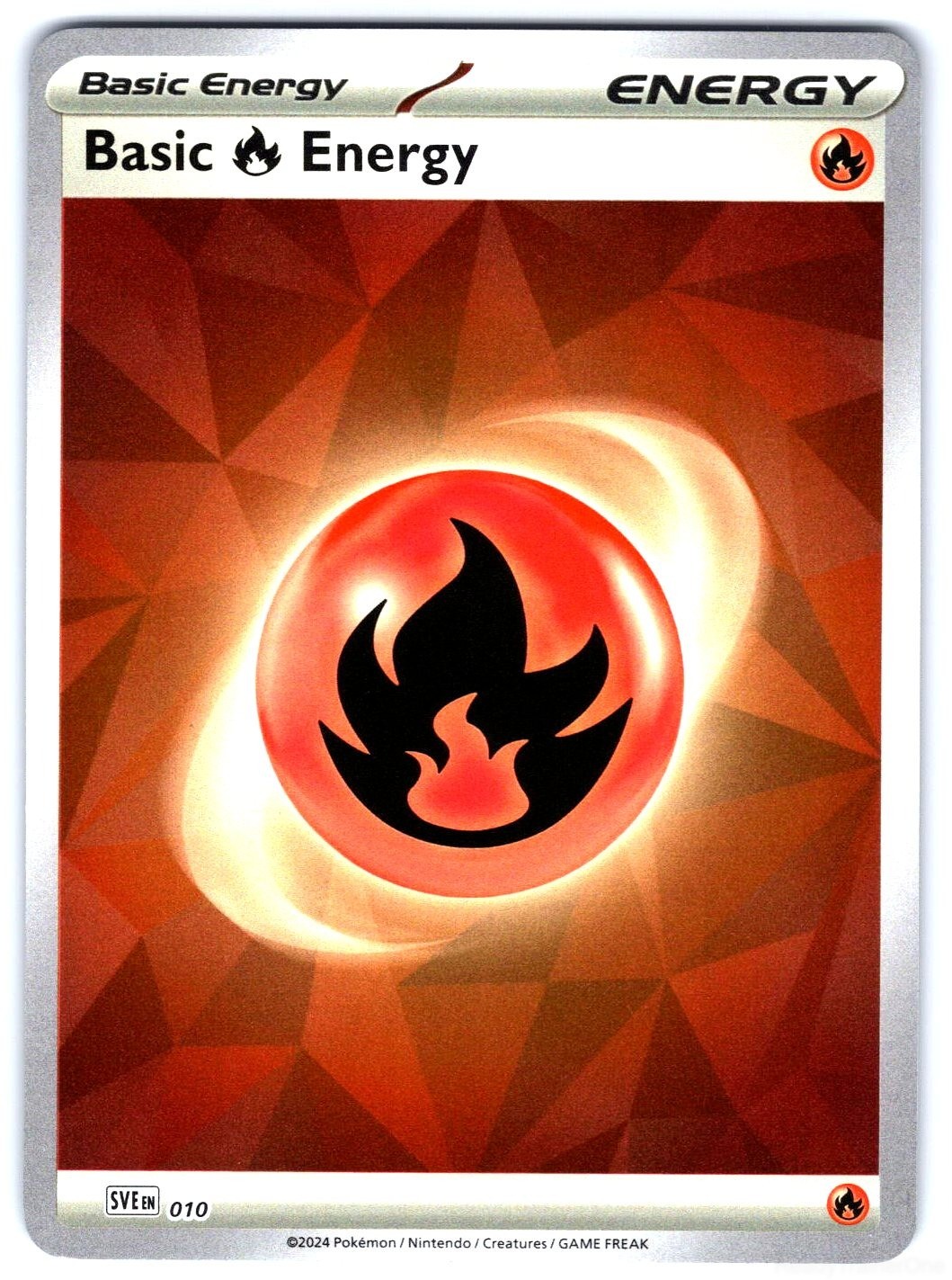 Basic Fire Energy 010 Scarlet & Violet Energies Pokemon Holo Near Mint
