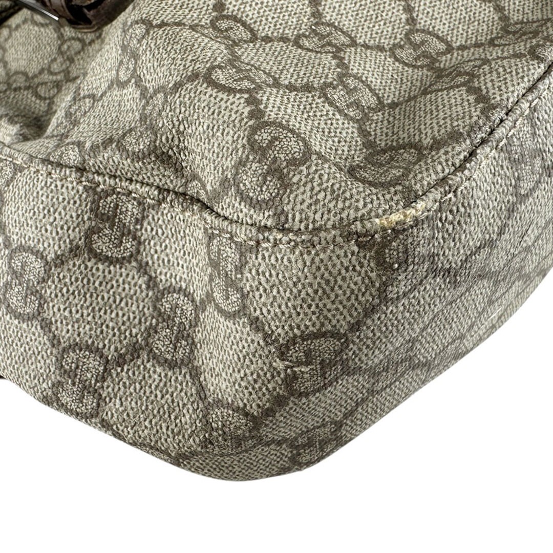 GUCCI Backpack GG Supreme Canvas Brown Unisex Used, 33x26x11cm thumbnail 8