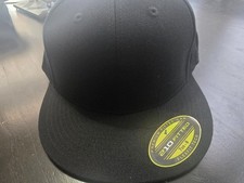 Flexfit 210 Fitted Flex Hat (Black XXL) 7 5/8...
