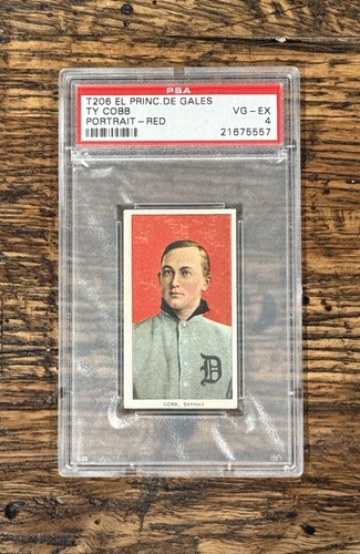 T206 EPDG Ty Cobb Red Portrait PSA 4