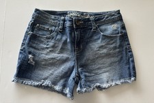 Justice Jeans Girls Denim Shorts Size 12