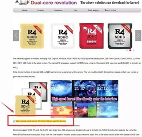 2025 Version R4 Gold Pro SDHC R4i For DS/3DS/2DS Revolution Cartridge + USB Lot