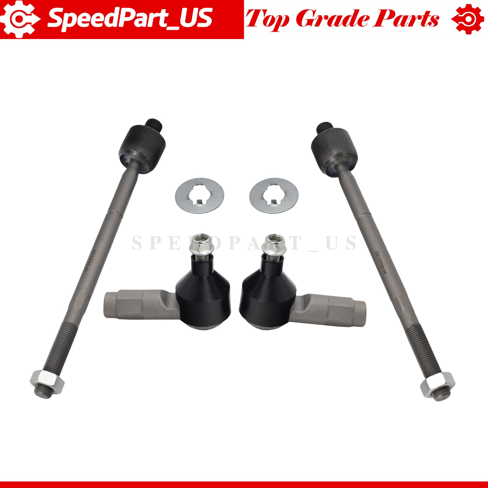Maserati Quattroporte 2003-2012 Right Outer Inner tie rods Set