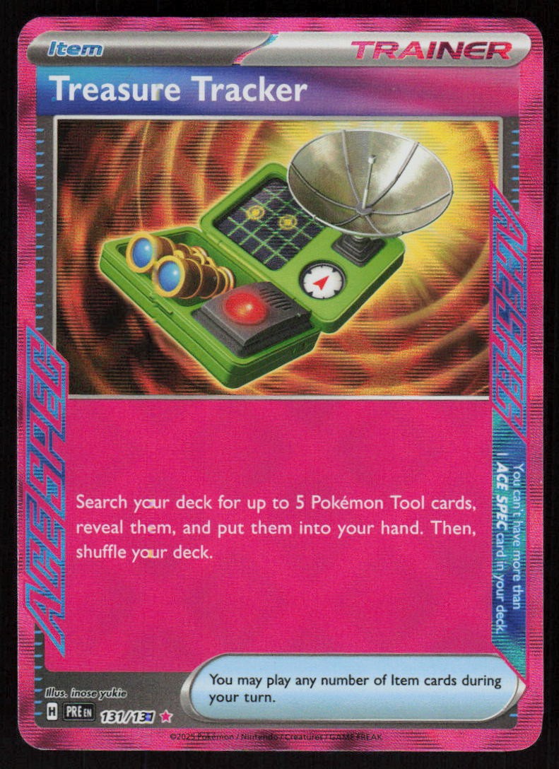 Treasure Tracker Holofoil 131/131 SV: Prismatic Evolutions LP-NM